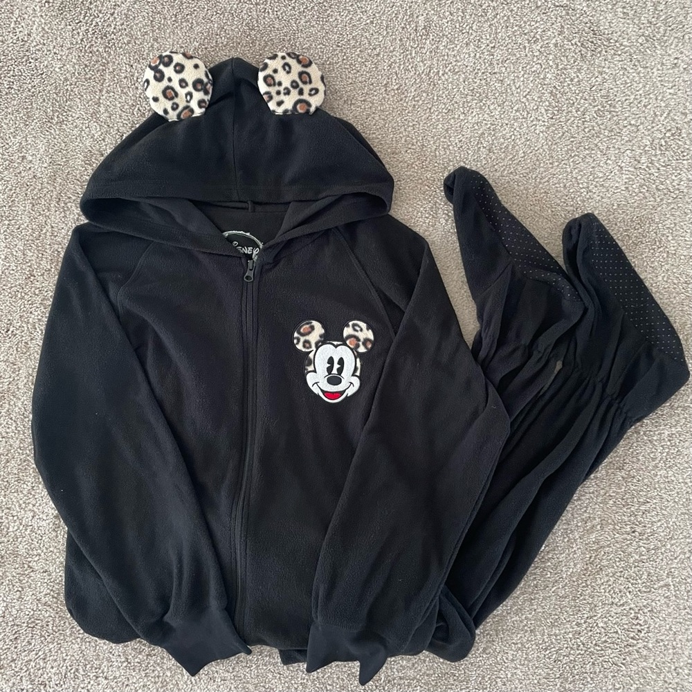 SOLD | Disney Mickey Mouse Leopard Print Onesie